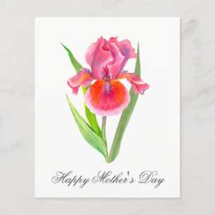 Placa de Dia de as mães de Florestas de Cor de Águ