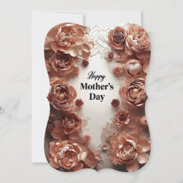 Placa De Dia de as mães Elegante Com Disposição Fl