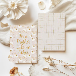 Placa de Dia de as mães Floral Minimalista Persona