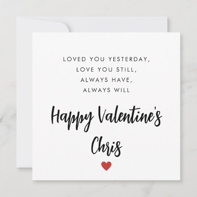 Placa de Dia de os namorados Poema Especial (Frente)