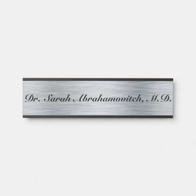 Placa de escritório de porta do médico médico apar (Frente)