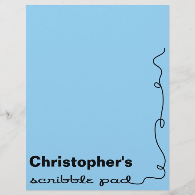 Placa de Escrivação Azul Personalizada (Frente)