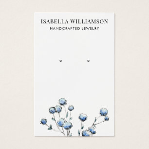 Placa de exibição bonito Floral Watercolor Earrati