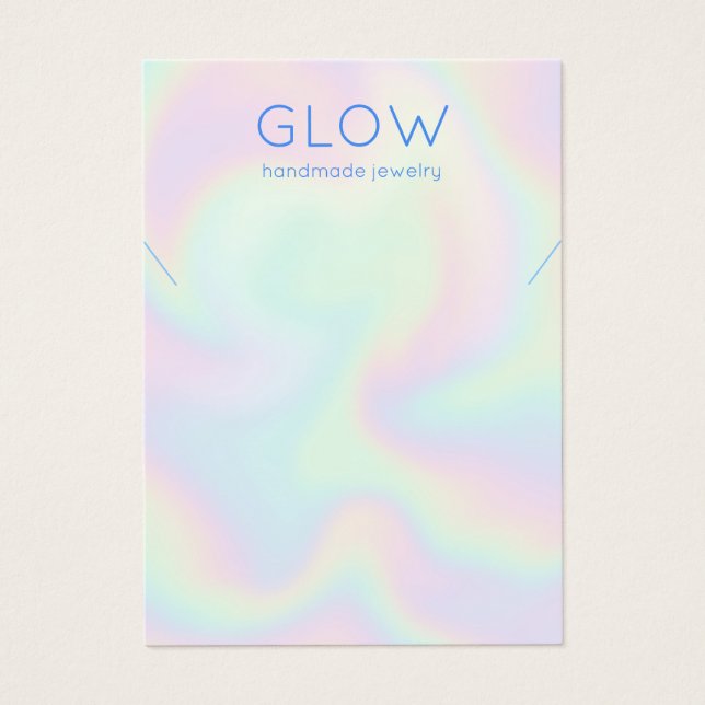 Placa de Exibição Colar Arco-Íris (Frente)