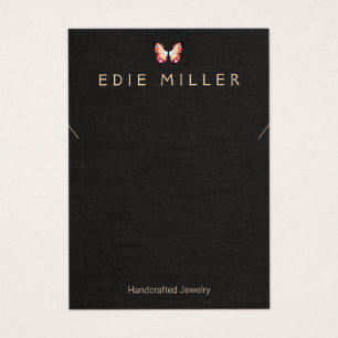 Placa de Exibição Colorida do Colar de Borboleta