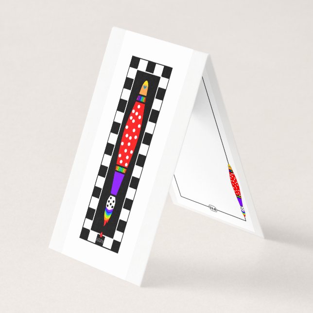 Placa de Exibição Colorida Pincel de Pintura (Frente)