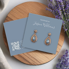 Placa de exibição com gravação de código QR modern