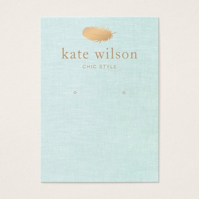 Placa de exibição de abertura de pena delicada (Frente)