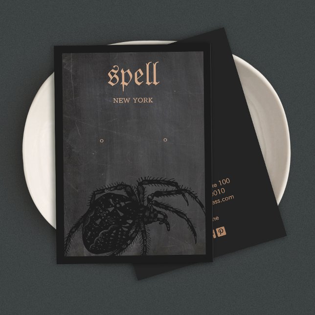 Placa de Exibição de Aranha do Tema Halloween (Criador carregado)