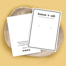 Placa de exibição de borda branca moderna simples