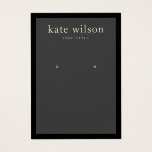 Placa de Exibição de Borda Preta de Carvão Mode