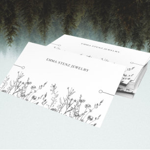 Placa de exibição de bracelete ・ Flores selvagens 