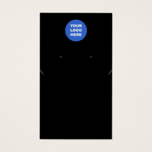 Placa de exibição de colar com colar de logotipo