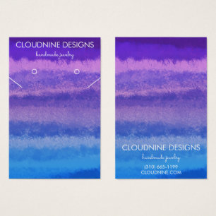 Placa de Exibição de Colar de Colar Azul Roxo