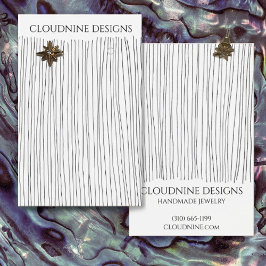 Placa de Exibição de Colar de Colar com Linhas de 