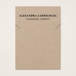 Placa de Exibição de Colar de Jogo Feita à Mão