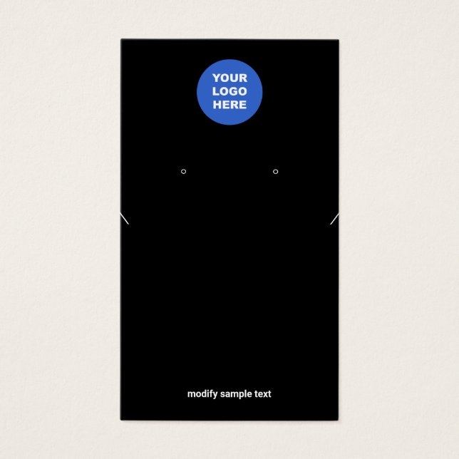 Placa de exibição de colar e escurecimento de logo (Frente)