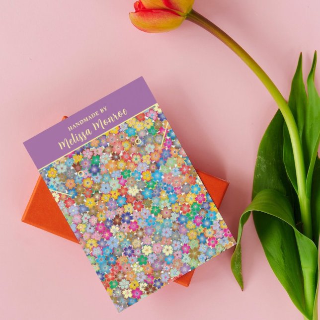 Placa de Exibição de Colar Floral Moderna (Criador carregado)