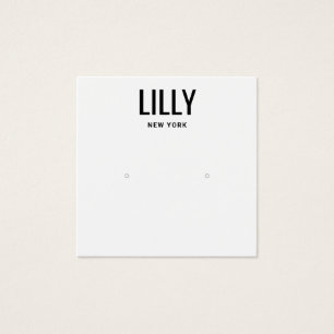 Placa de exibição de cor branca preto moderno