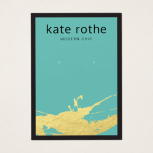 Placa de Exibição de Dispersão Dourada e Turque