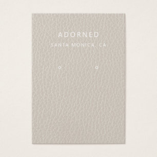 Placa de Exibição de Enrelhamento Chic de Couro Ne