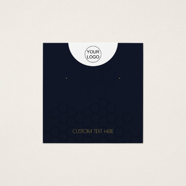 Placa de exibição de entrelaçamento de texto e log (Frente)