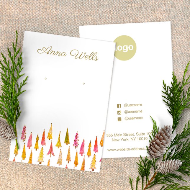 Placa de exibição de feriado de árvore de natal bo (Criador carregado)