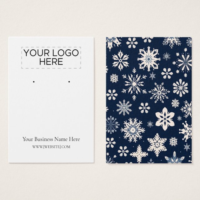 Placa de exibição de flocos de neve de Natal (Frente & Verso)