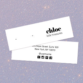 Placa de exibição de gravação branca simples moder