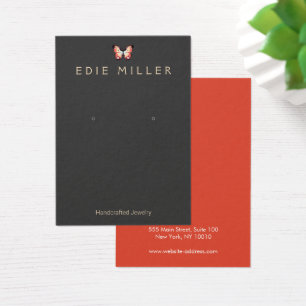 Placa de exibição de gravação de borboleta elegant