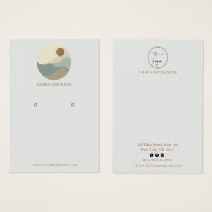 Placa de exibição de ilustração minimalista