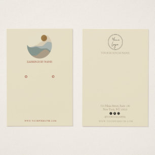 Placa de exibição de ilustração minimalista