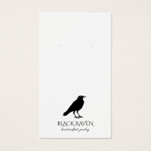 Placa de exibição de joalharia do logotipo Raven p