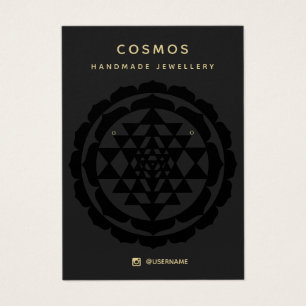 Placa de Exibição de Joia Preta com Nova Idade M