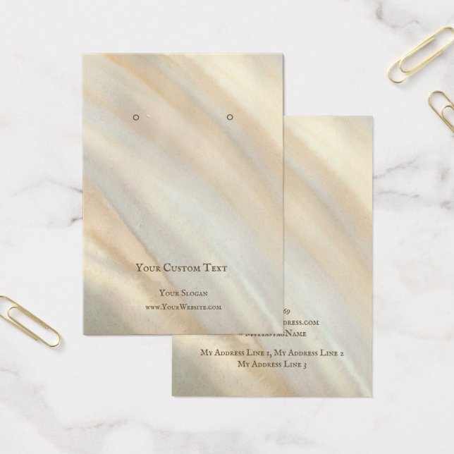 Placa de Exibição de Joias, Cores de Água de Areia (Escritótio)