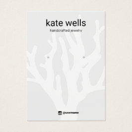 Placa de Exibição de Joias de Arrasto de Coral Náu