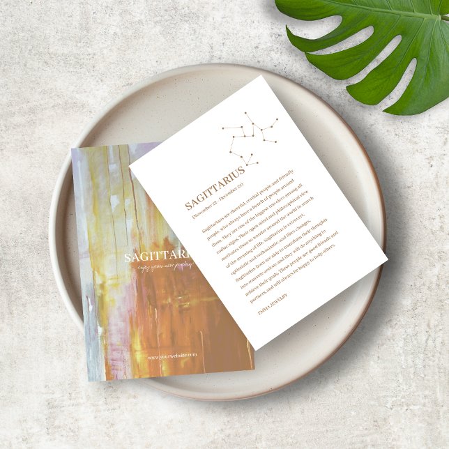 Placa de Exibição de Joias de Sinal Zodiac Sagitta (Criador carregado)