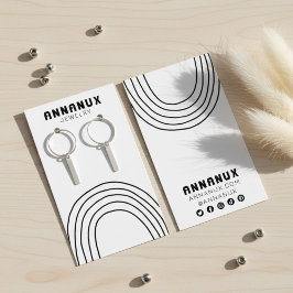 Placa de Exibição de Joias Legal com Linhas Minima