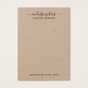 Placa de Exibição de Joias Russo Moderna do Kraft