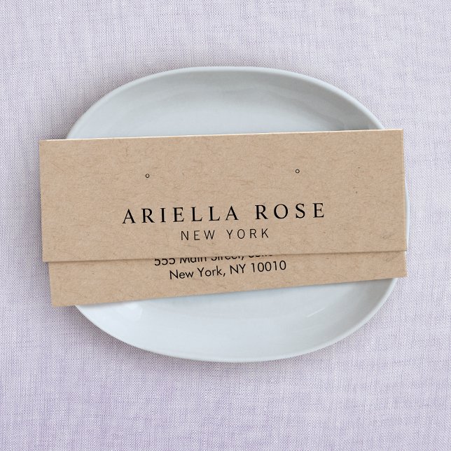 Placa de exibição de joias simples estacionada pel (Criador carregado)