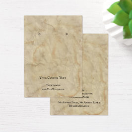 Placa de exibição de joias, textura marrom envelhe