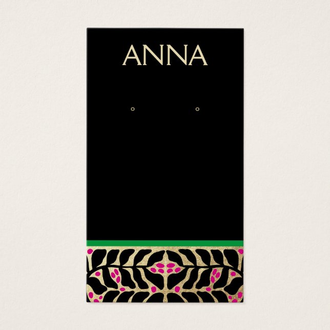 Placa de exibição de natal elegante (Frente)