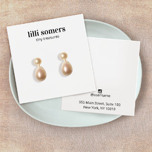 Placa de exibição de placas de joalharia quadrada