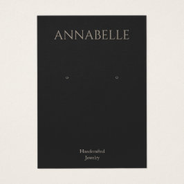 Placa de exibição de preto simples