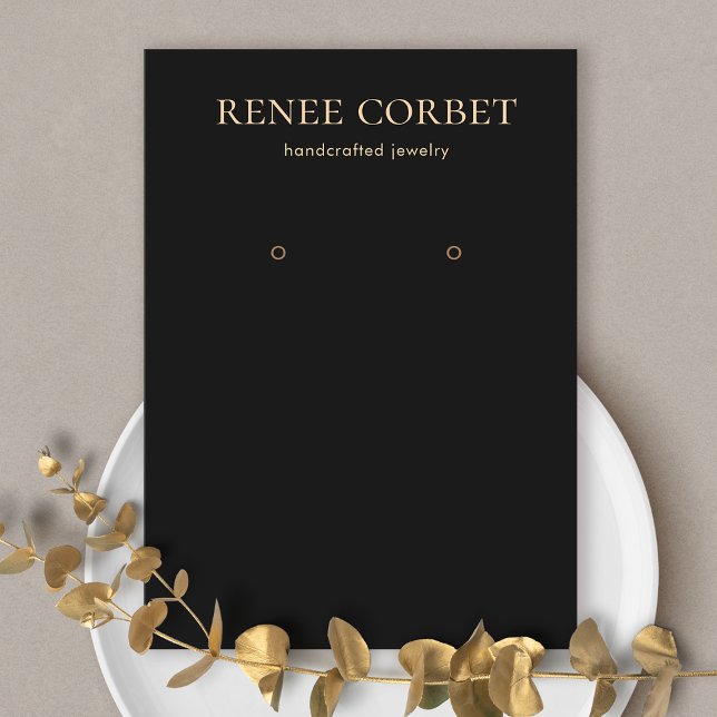 Placa de exibição de preto simples (Criador carregado)