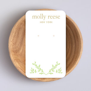 Placa de exibição de tecelagem verde