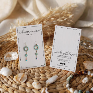 Placa de exibição de toque de script preto e branc