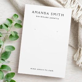 Placa de exibição de toque minimalista elegante