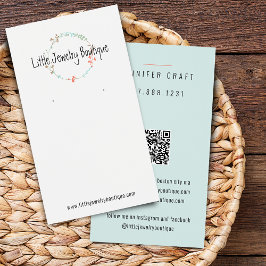 Placa de Exibição de Wreath Earring Jewelry