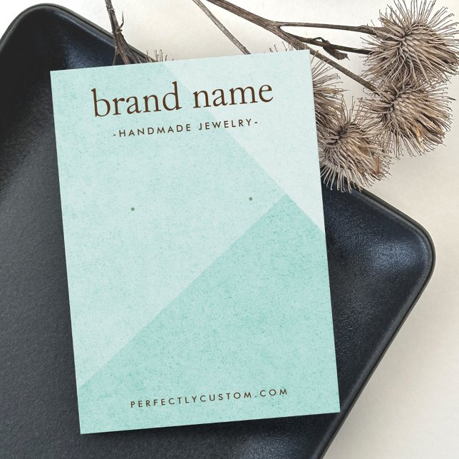 Placa de exibição do brinco azul-aqua (Criador carregado)